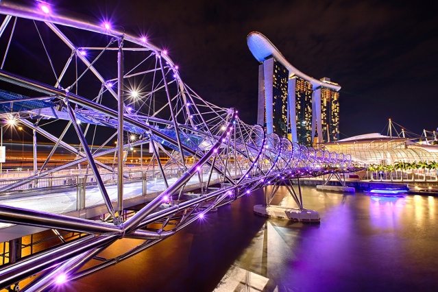 Helix Köprüsü, Singapur