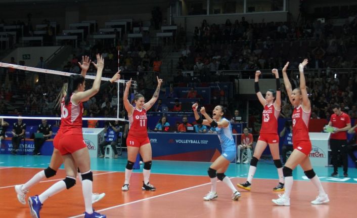 2019 FIVB Voleybol Milletler Ligi: Türkiye: 1 - Belçika: 3