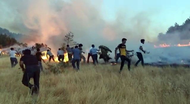 Adıyaman’da yangın