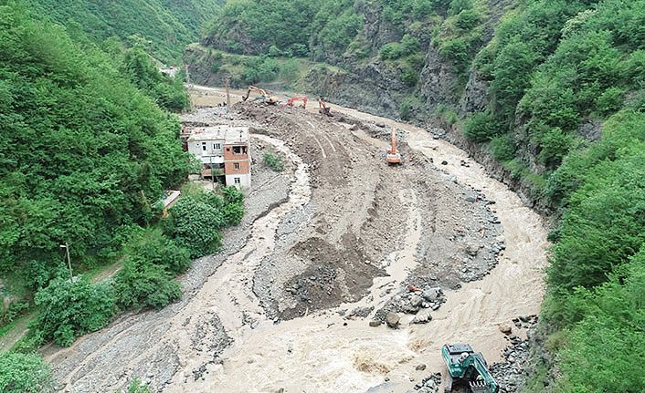 Araklı'daki felaketin yeni görüntüleri!