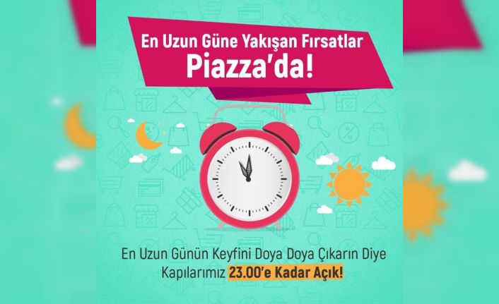 AVM’den yılın en uzun gününde uzun uzun alışveriş