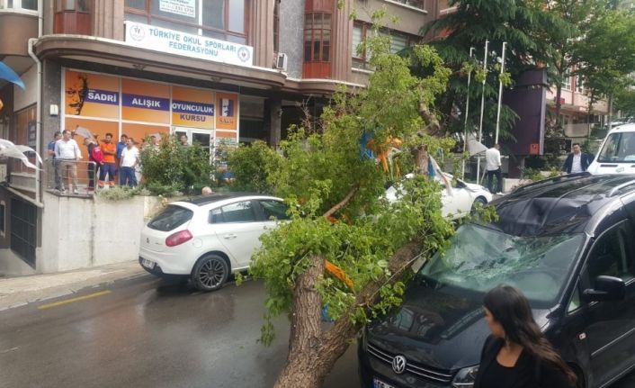 Başkent sele teslim oldu