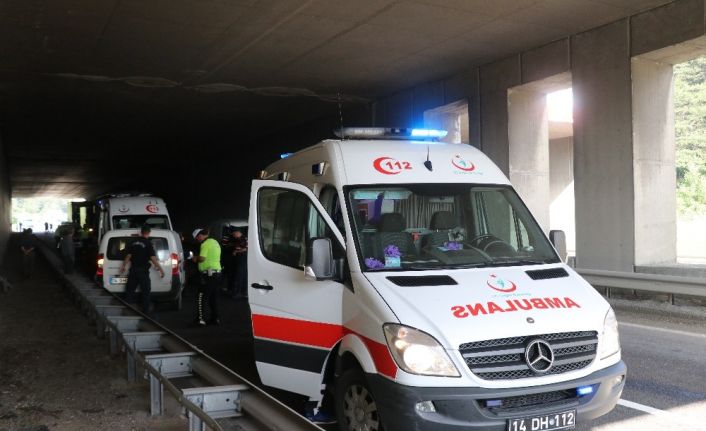 Bolu’da trafik kazası: 2 yaralı