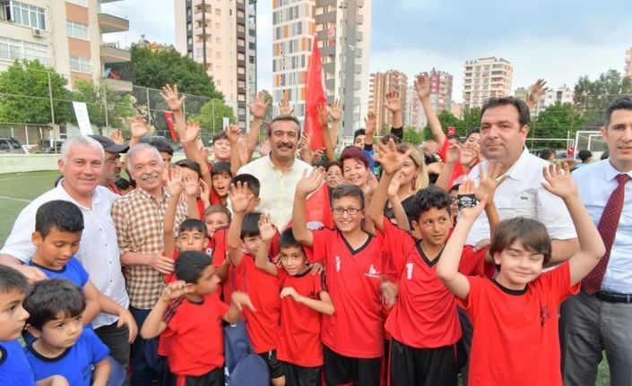 Çukurova’da çocuklar sahaya indi