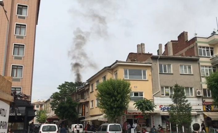 Eskişehir’de baca yangını panik oluşturdu