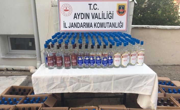 Jandarmadan otele kaçak içki operasyonu