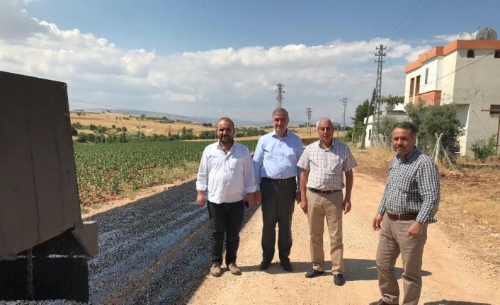 Kahta Belediyesi sathi asfalt kaplama çalışmalarına başladı