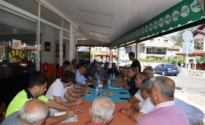 Marmaris’te polis halk buluşması devam ediyor