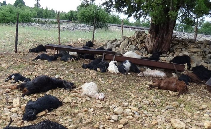 Mersin’de sel ve yıldırım hayatı olumsuz etkiledi