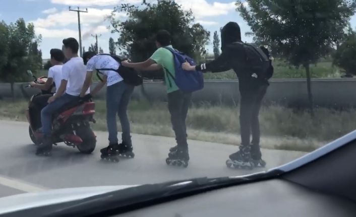 Patenli gençlerin tehlikeli yolculuğu hayrete düşürdü