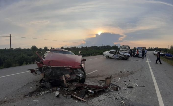 Samsun’da trafik kazası: 3 yaralı