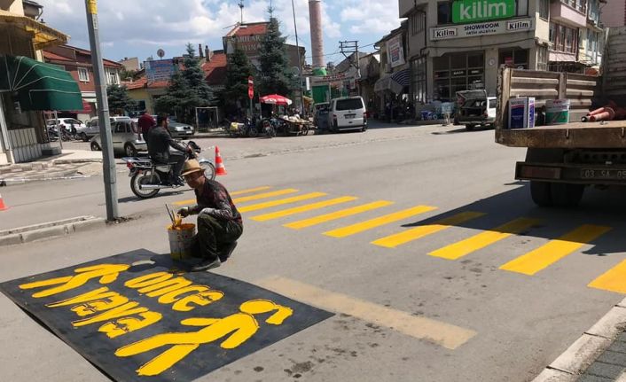 Şuhut Belediyesi’nden öncelik yayanın öncelik hayatın proje çalışmaları