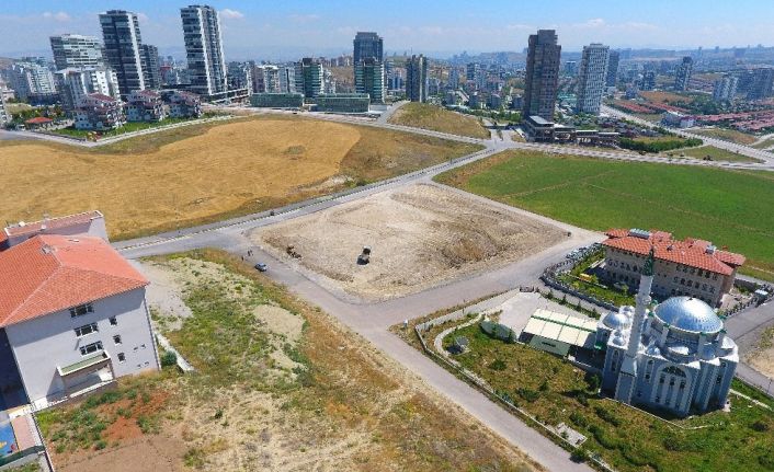 Yaşamkent ‘te pazaryeri çalışmaları başladı