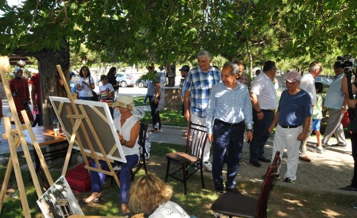 Akşehir Gülmece Parkı, sanat atölyesine dönüştü