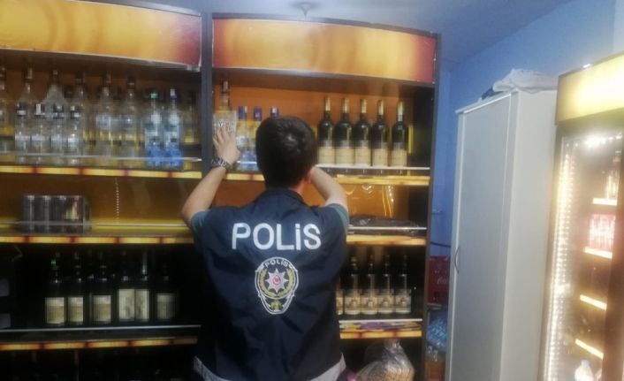 Alkol satışı yapan iş yerlerine denetim