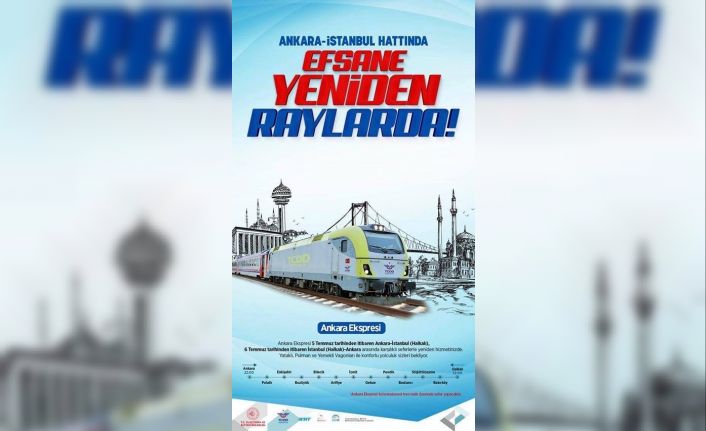 Bilecik’te Ankara Ekspresi heyecanı