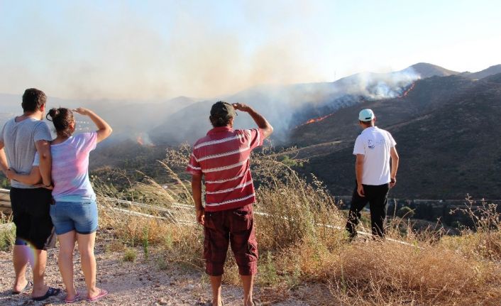 Bodrum’da korkutan yangın