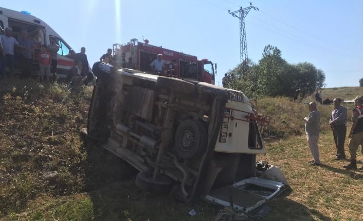 Gümüşhane’de trafik kazası 1 ölü, 18 yaralı