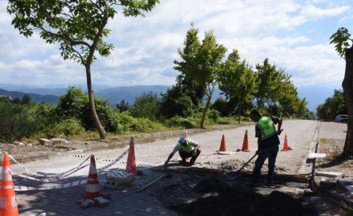 Kalıcı konutların alt yapısı bakıma alındı