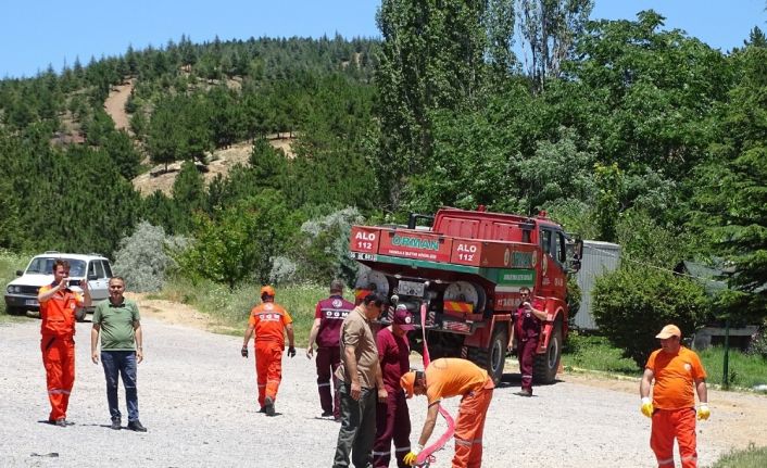 Orman işletme ekibine yangın eğitimi