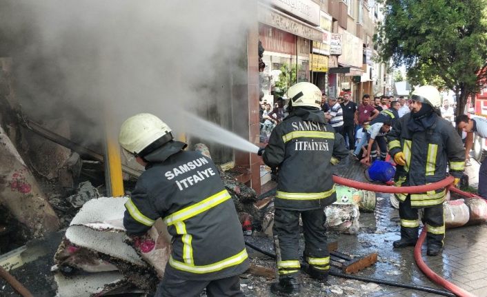 Samsun’da yangın faciası