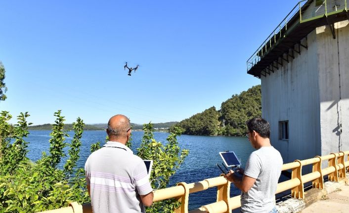 Barajlar drone ile koruma altında