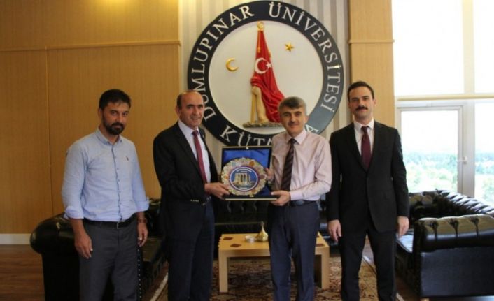 Çavdarhisar protokolünden Rektör Uysal’a ’hayırlı olsun’  ziyareti