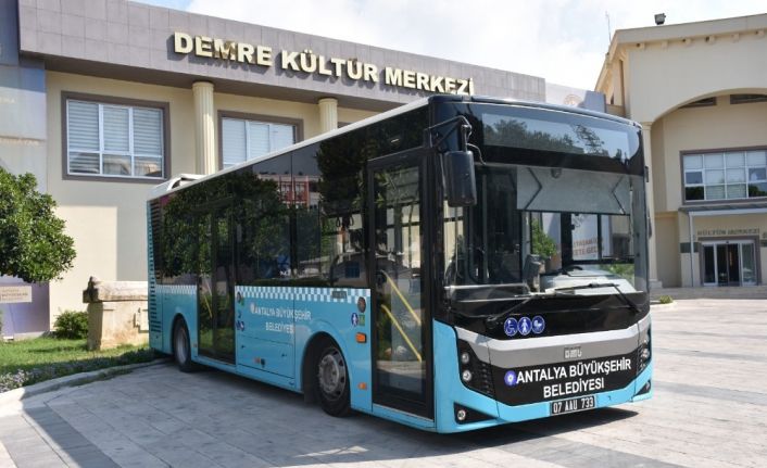 Demre’ye saat başı otobüs seferi başladı