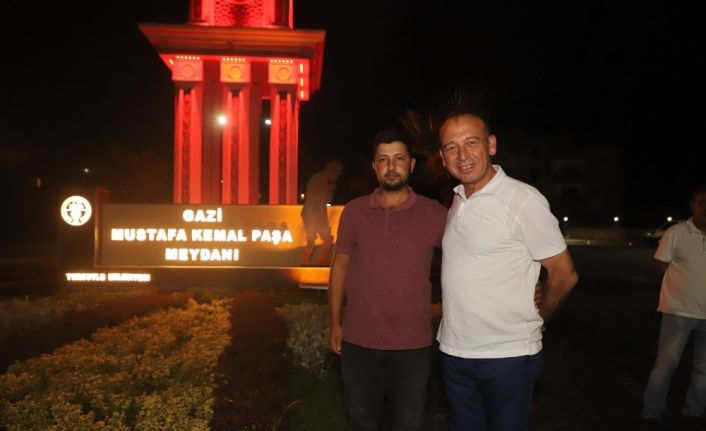 Eleştirilen tabela yenilendi