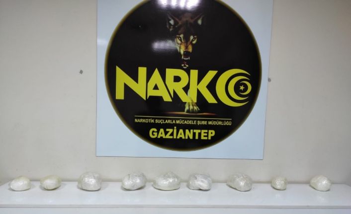 Gaziantep’te araçtan 6 kilo 700 gram uyuşturucu çıktı