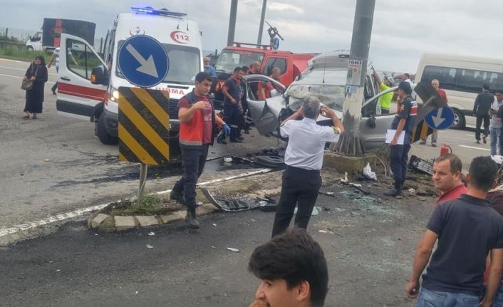 Giresun’da trafik kazası 3 ölü, 1 yaralı