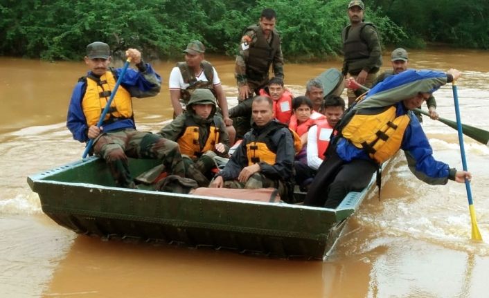 Hindistan’da sağanak muson yağmurları: 22 bin kişi tahliye edildi