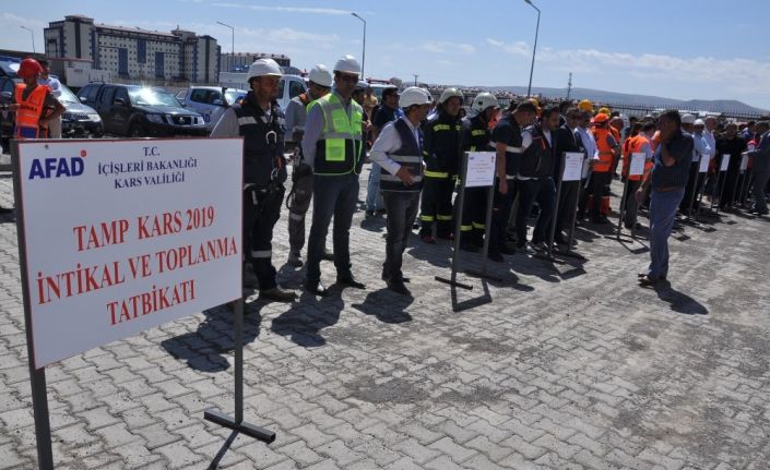 Kars’ta, TAMP İntikal ve Toplanma Tatbikatı gerçekleştirildi