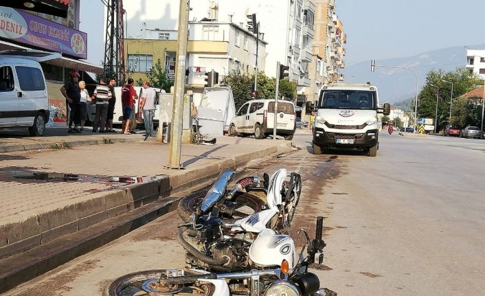 Kumluca’da trafik kazası: 1 yaralı