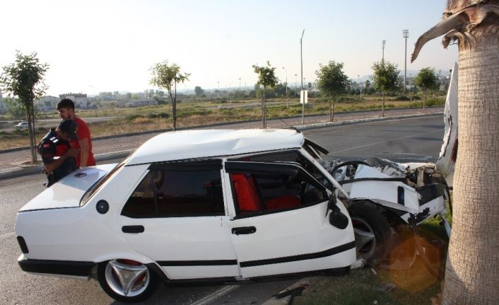 Manavgat’ta trafik kazası: 1 yaralı