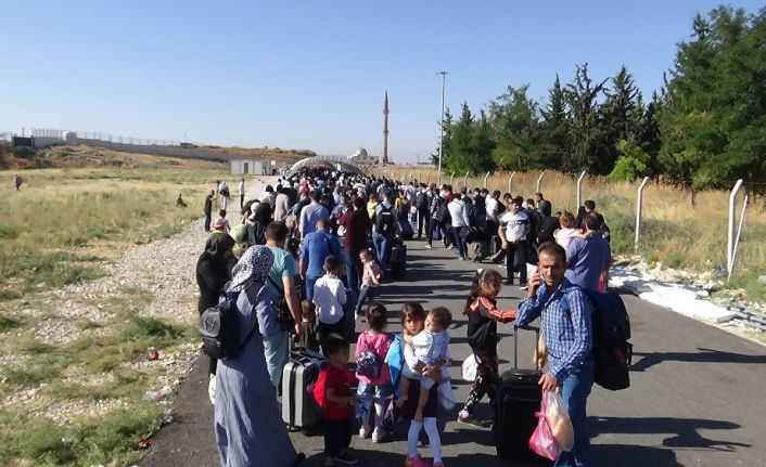 Ülkelerine bayram için giden Suriyelilerin sayısı 38 bini aştı