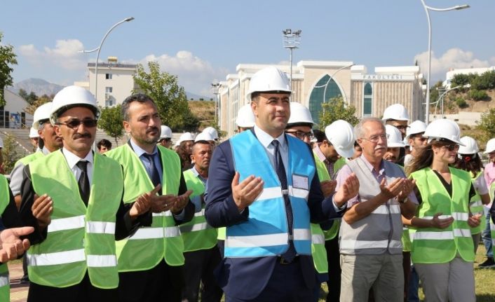 ALKÜ’de çarşı inşaatının temeli atıldı