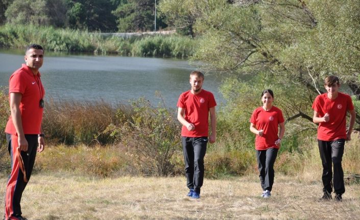 Atletizm milli takım sporcuları Simav’da kamp yapıyor