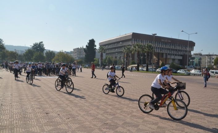 Avrupa Okul Sporları Gününde öğrenciler pedal bastı