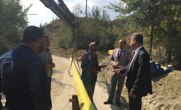 Boyabat’ta doğal gaz çalışmalarında sona yaklaşıldı