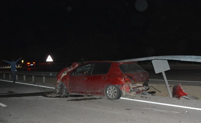 Çanakkale’de trafik kazası 1 yaralı