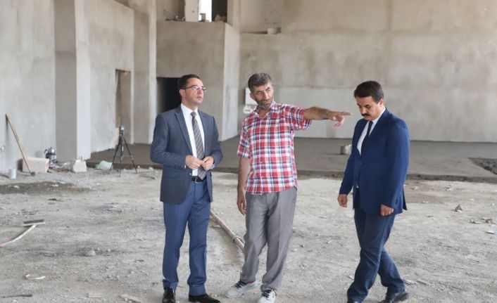 Cizre Gençlik Merkezi inşaatında sona gelindi