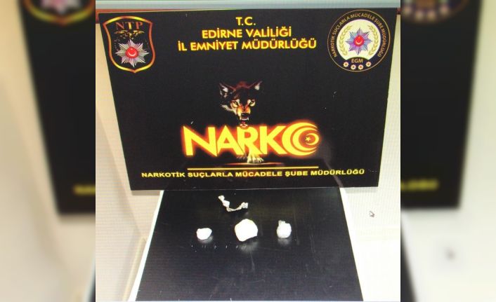 Edirne’de uyuşturucu operasyonunda 2 tutuklama