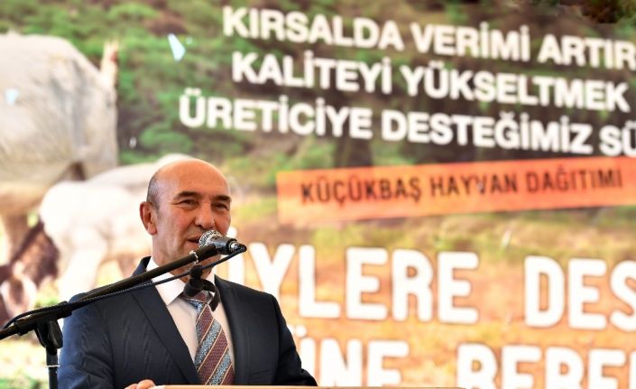 Kemalpaşalı üreticiye 126 küçükbaş hayvan hibesi