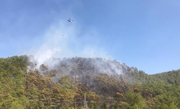 Marmaris’teki orman yangını kontrol altına alındı