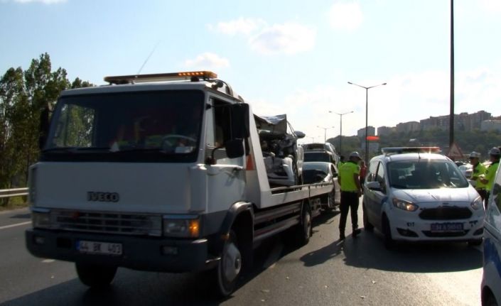 TEM Otoyolu’nda zincirleme trafik kazası