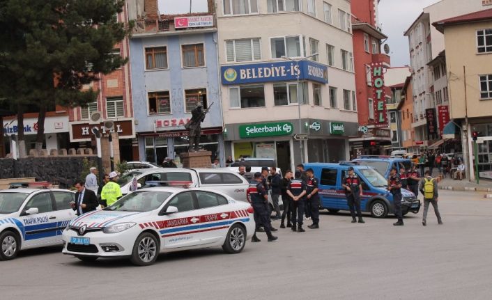 Tosya’da dumansız araç uygulaması yapıldı