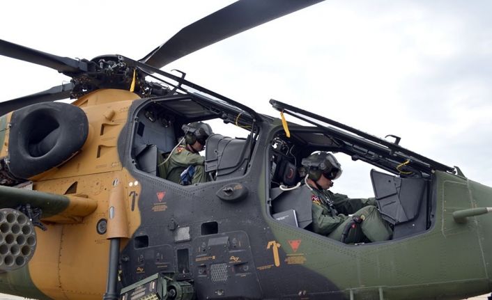 “TurAz Kartalı 2019” tatbikatı helikopterlerin katılımıyla devam ediyor