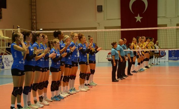 Uluslararası Kuşadası Voleybol Dostluk Turnuvası başladı