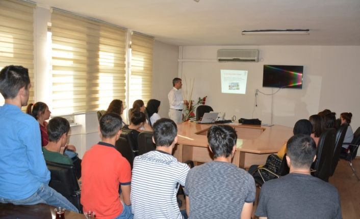 Adıyaman Belediyesi’nden stajyer öğrencilere iş güvenliği eğitimi